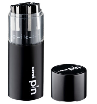 Giftbox Pin fineliner nero 11 gradazioni assortiti Uni Mitsubishi
