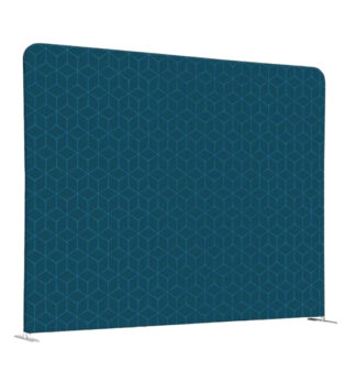 Divisorio in tessuto Wall Decor Blu/rombi azzurri 200xH150cm
