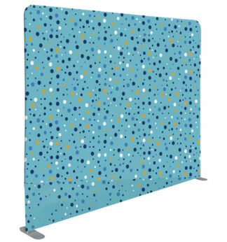 Divisorio in tessuto Wall Decor azzurro/bolle 200xH150cm