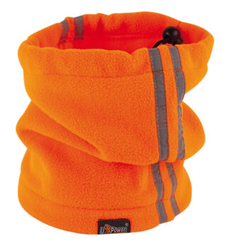 Scaldacollo in pile taglia unica arancione fluo U-Power