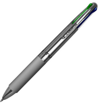 Penna sfera 4 colori 4 Multi 1.0mm Chrome old silver OSAMA