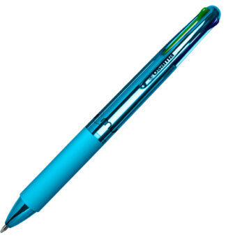 Penna sfera 4 colori 4 Multi 1.0mm Chrome sky OSAMA