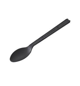 50 Cucchiaino in CPLA 12,5 cm nero Leone