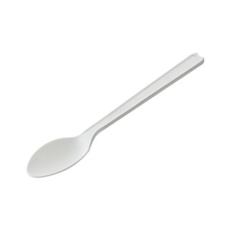 50 Cucchiaino in CPLA 12,5 cm bIanco Leone