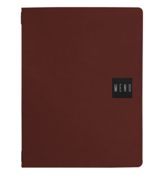 Porta menu' A4 Talk bordeaux 24,3x31,6cm Stilcasa