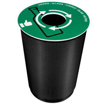Coperchio raccolta vetro verde per cestino 133R Cep