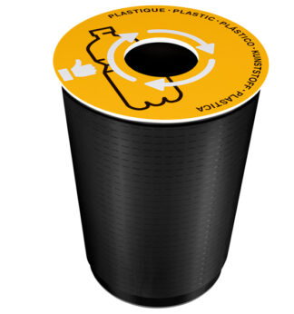 Coperchio raccolta plastica giallo per cestino 133R Cep