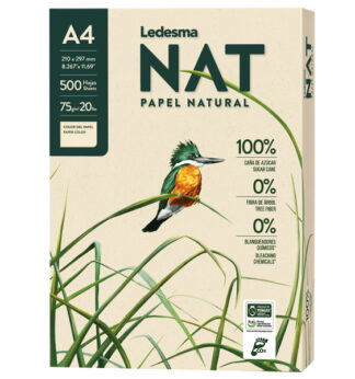 Carta da fotocopie A4 75gr 500fg Ledesma NAT in fibre di canna da zucchero