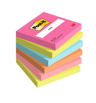 Cf. 6pz blocco 100fg. Post-it® Notes 76x76mm 654-POP Popmistic