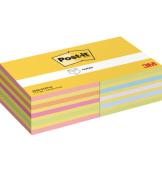 Cf 2pz cubo 450fg. Post-it® Notes 76x76mm 2028-0CPPX2 colori ass. neon/pastello
