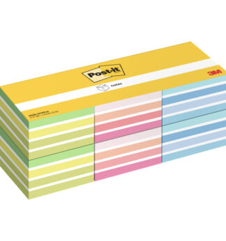 Cf 6pz cubo 450fg. Post-it® Notes 76x76mm 2028-0CPPX6 colori ass. neon/pastello