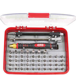 Portainserti di precisione con 51 inserti Valex