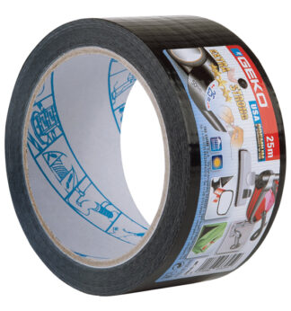 Nastro telato americano USA PREMIUM 50mmx25mt nero Geko
