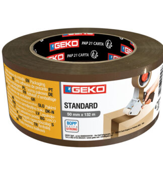 Nastro imballo noise 50mmx132mt avana Geko