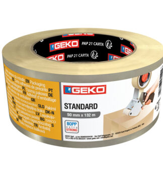Nastro imballo noise 50mmx132mt trasparente Geko