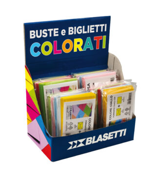 Expo 50conf. da 10 buste e biglietti formati e colori assortiti Blasetti
