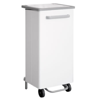 Pattumiera a pedale Gastro 110L bianco Stilcasa