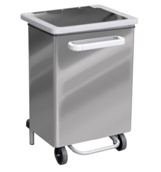 Pattumiera a pedale Gastro 70L acciaio lucido Stilcasa