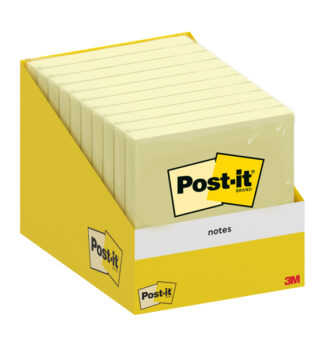 Cf. 10 blocchetti c/film 100fg Post-it® Notes 6820-CY-W10 76x76mm giallo canary