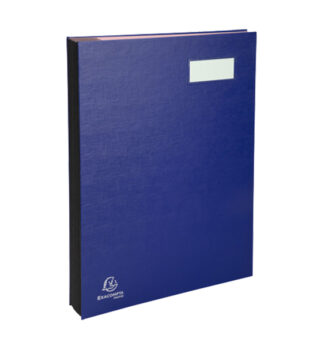 Libro Firma 20 pagine Blu 24X35cm 57022E Exacompta