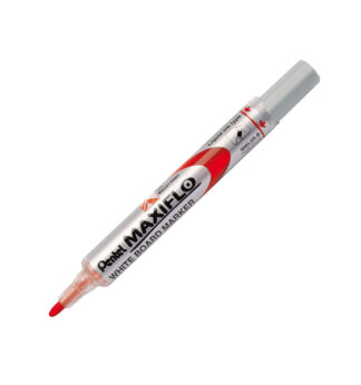 Marcatore per lavagne punta conica 4mm rosso MaxiFlo Pentel