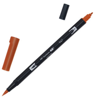 Pennarello Tombow ABT Dual Brush 947 Burnt Sienna