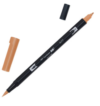 Pennarello Tombow ABT Dual Brush 977 Saddle Brown