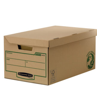 Conf 10 scatole maxi con coperchio ribaltabile Bankers Box Earth Series