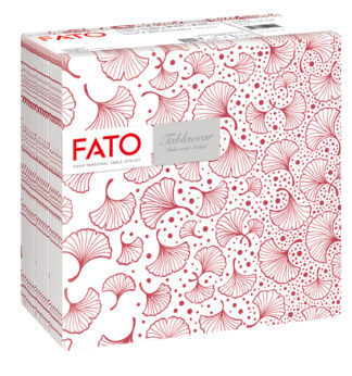 50 tovaglioli 40x40cm Linea tablewear Biloba bordeaux Fato