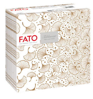 50 tovaglioli 40x40cm Linea tablewear Biloba nocciola Fato