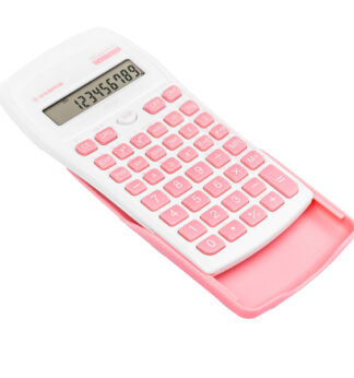Calcolatrice scientifica OS 134/10 BeColor bianco con tasti rosa Osama