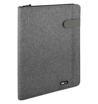 Portablocco Flap tessuto tecnico f.to A4 grigio City Time