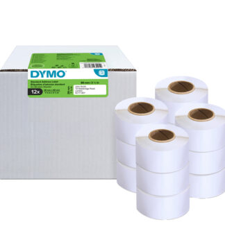 Value Pack 12 rotoli etichette LW Indirizzi Standard 28x89mm Bianco Dymo
