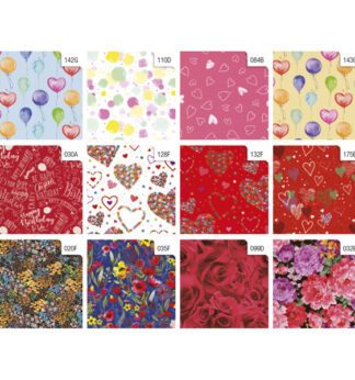 Rotolo carta regalo Fantasia 70X200cm Rex Sadoch