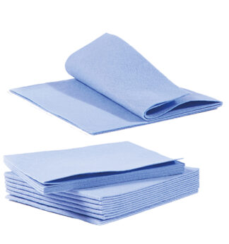 Pack 10 panno multiuso Omni in TNT 40x38cm blu Perfetto
