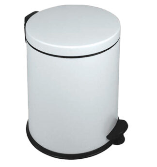 Pattumiera a pedale New Bin Basic 12L bianco