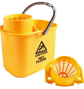 Secchio con strizzatore esterno Polar 15L giallo Perfetto