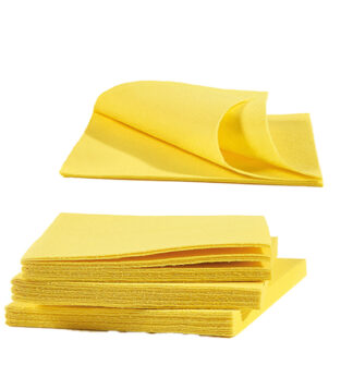 Pack 10 panno multiuso Omni in TNT 40x38cm giallo Perfetto