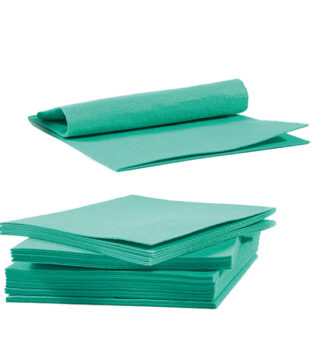 Pack 10 panno multiuso Omni in TNT 40x38cm verde Perfetto