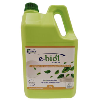 Detersivo piatti Ebiol tanica 5kg Livrex