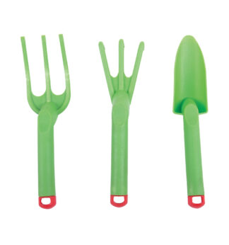 Set 3 attrezzi da giardinaggio bambino Cwr