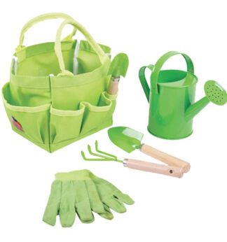 Borsa con 5 attrezzi da giardinaggio bambino Cwr