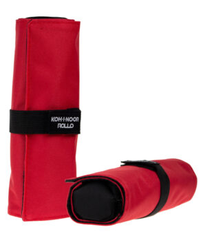 Astuccio Roller 24 scomparti+astuccio zip rosso KOH-I-NOOR