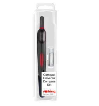Compasso universale s/prolunga set 2 pz Rotring