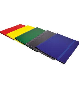 Cartella c/elastico piatto grigio dorso variabile Starline
