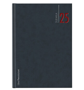 Libro prenotazioni ristorante 2025 dim.21x30cm cop.similpelle imbottita blu