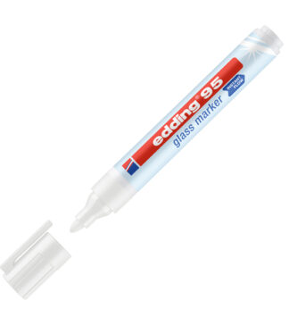 Marcatore per vetro EDDING E-95 bianco