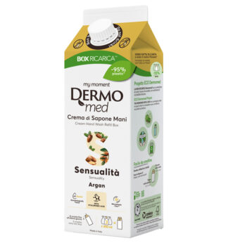 Ricarica crema di sapone mani argan 900ml Dermomed