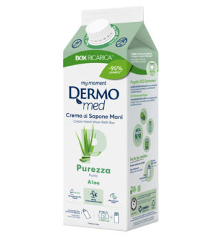 Ricarica crema di sapone mani aloe 900ml Dermomed