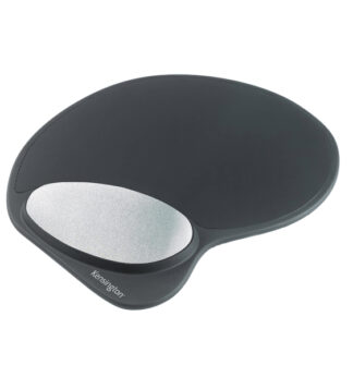 Memory Gel Tappetino per mouse e poggiapolsi integrato Nero-Kensington